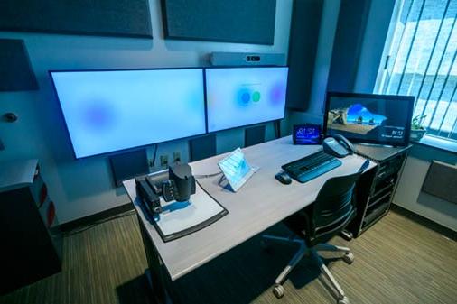 BTC 1078 instructor-only videoconferencing room